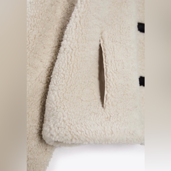 ZARA Cropped Fleece Jacket - Picture 7 of 7